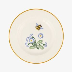 Emma Bridgewater Daisy & Bee 6 1/2 Inch Colorful Cute Whimsical Decorative Plate